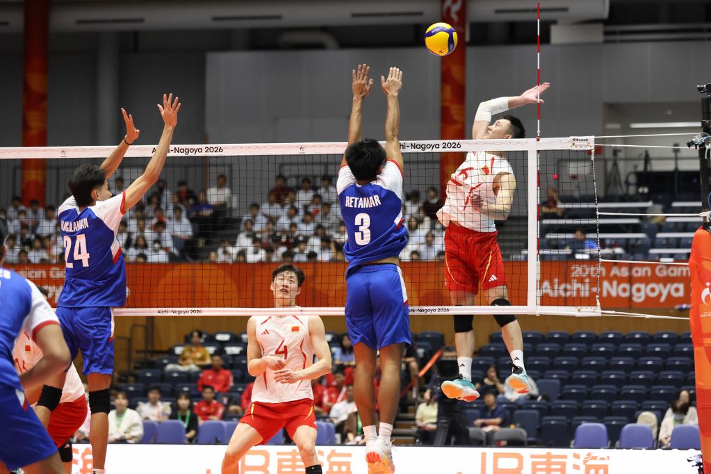 丨中国男排3:0战胜菲律宾队 取得两连胜
