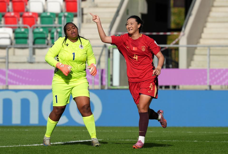 U20世界杯开门红！中国女足5-0大洋洲新军 中卫12分钟戴帽 陈睿琳3助